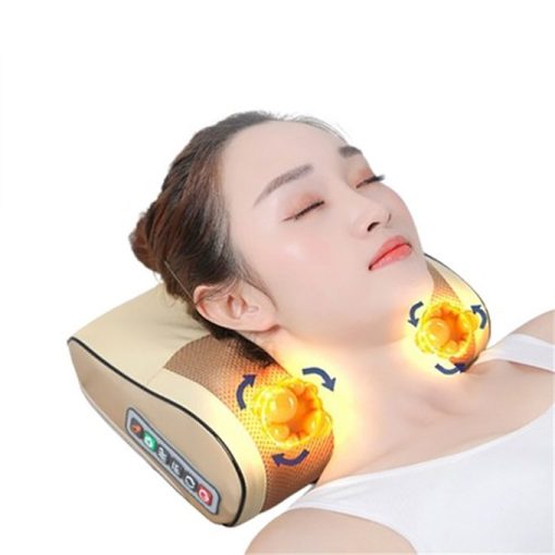 다기능 스마트 어깨 안마베개 목 안마기 온열찜질 마사지기